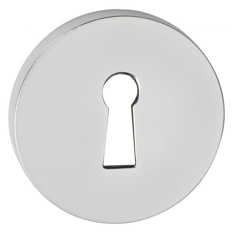 Impresso rond rozet Klaviersleutel Aluminium F1