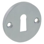 Impresso rond rozet Klaviersleutel Chroom 6