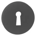 Impresso rond rozet Klaviersleutel Mat zwart