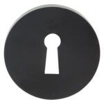 Impresso rond rozet Klaviersleutel Mat zwart 4