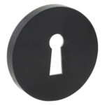 Impresso rond rozet Klaviersleutel Mat zwart 6