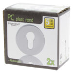 Impresso rond rozet Profielcilinder Aluminium F1 15