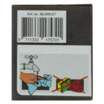 Impresso rond rozet Profielcilinder RVS geborsteld 12