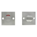 Impresso vierkant rozet Badkamer Toiletsluiting Aluminium F1 1