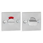 Impresso vierkant rozet Badkamer Toiletsluiting Aluminium F1