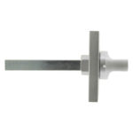 Impresso vierkant rozet Badkamer Toiletsluiting Aluminium F1 2