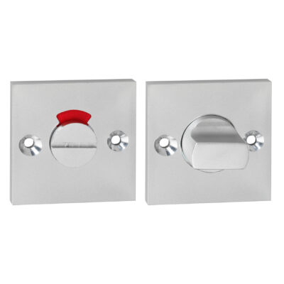 Impresso vierkant rozet Badkamer Toiletsluiting Aluminium F1