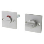 Impresso vierkant rozet Badkamer Toiletsluiting Aluminium F1 5