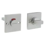 Impresso vierkant rozet Badkamer Toiletsluiting Aluminium F1 6