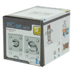 Impresso vierkant rozet Badkamer Toiletsluiting Chroom 15