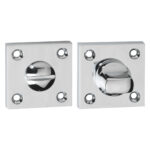 Impresso vierkant rozet Badkamer Toiletsluiting Chroom