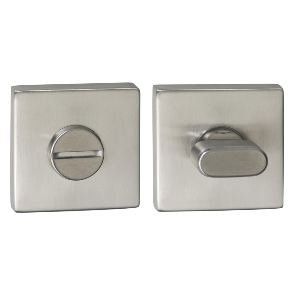 Impresso vierkant rozet Badkamer Toiletsluiting RVS geborsteld