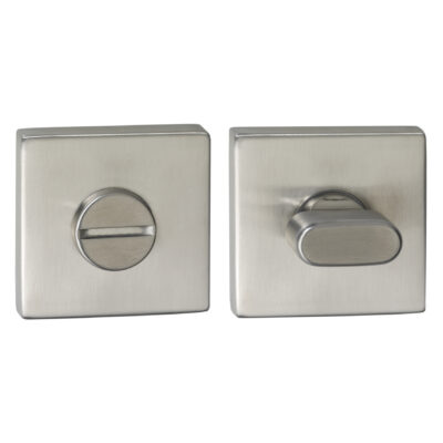 Impresso vierkant rozet Badkamer Toiletsluiting RVS geborsteld