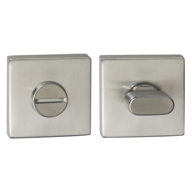 Impresso vierkant rozet Badkamer Toiletsluiting RVS geborsteld