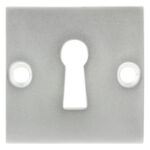 Impresso vierkant rozet Klaviersleutel Aluminium F1 1