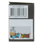 Impresso vierkant rozet Klaviersleutel Aluminium F1 12