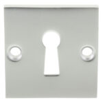 Impresso vierkant rozet Klaviersleutel Aluminium F1 4