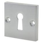 Impresso vierkant rozet Klaviersleutel Aluminium F1 5