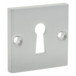 Impresso vierkant rozet Klaviersleutel Aluminium F1 6