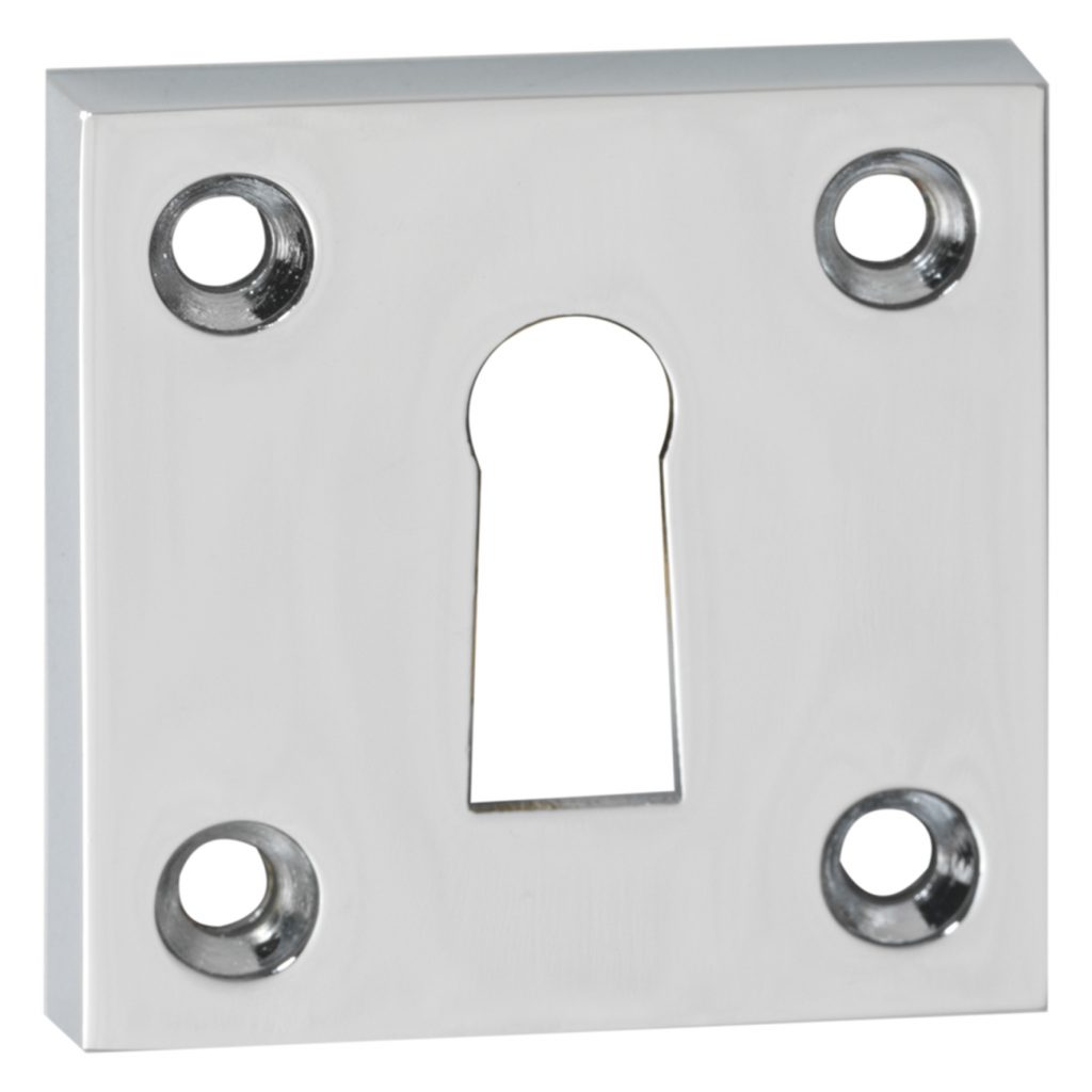 Impresso vierkant rozet Klaviersleutel Chroom