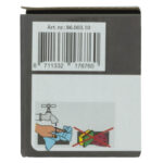 Impresso vierkant rozet Klaviersleutel Chroom 12