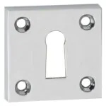 Impresso vierkant rozet Klaviersleutel Chroom