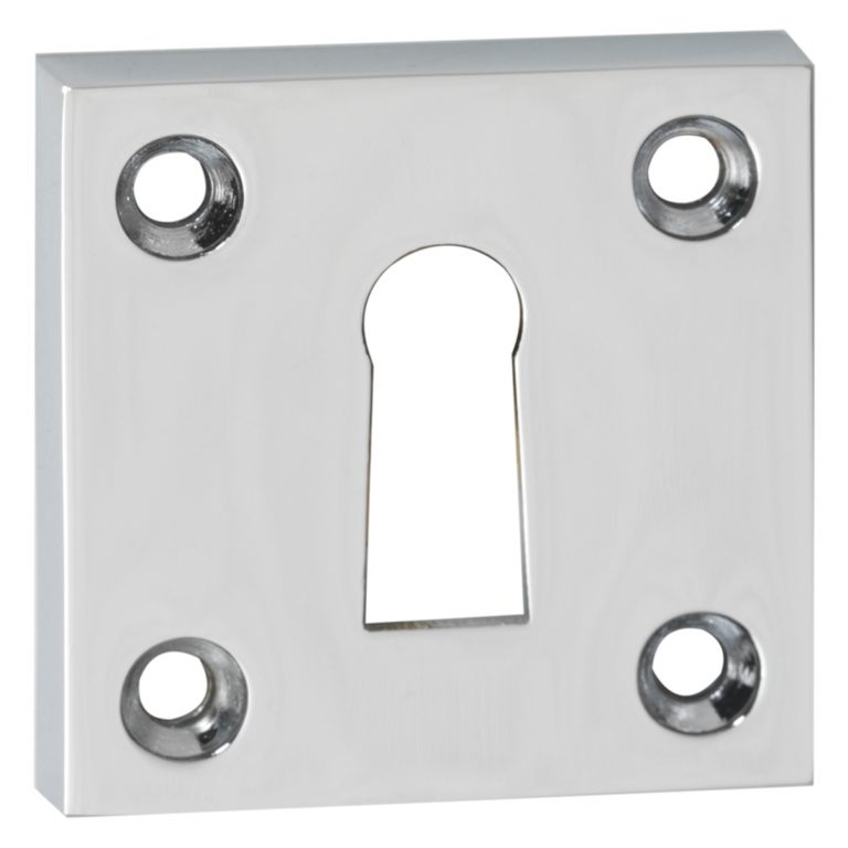 Impresso vierkant rozet Klaviersleutel Chroom