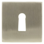 Impresso vierkant rozet Klaviersleutel RVS geborsteld 1