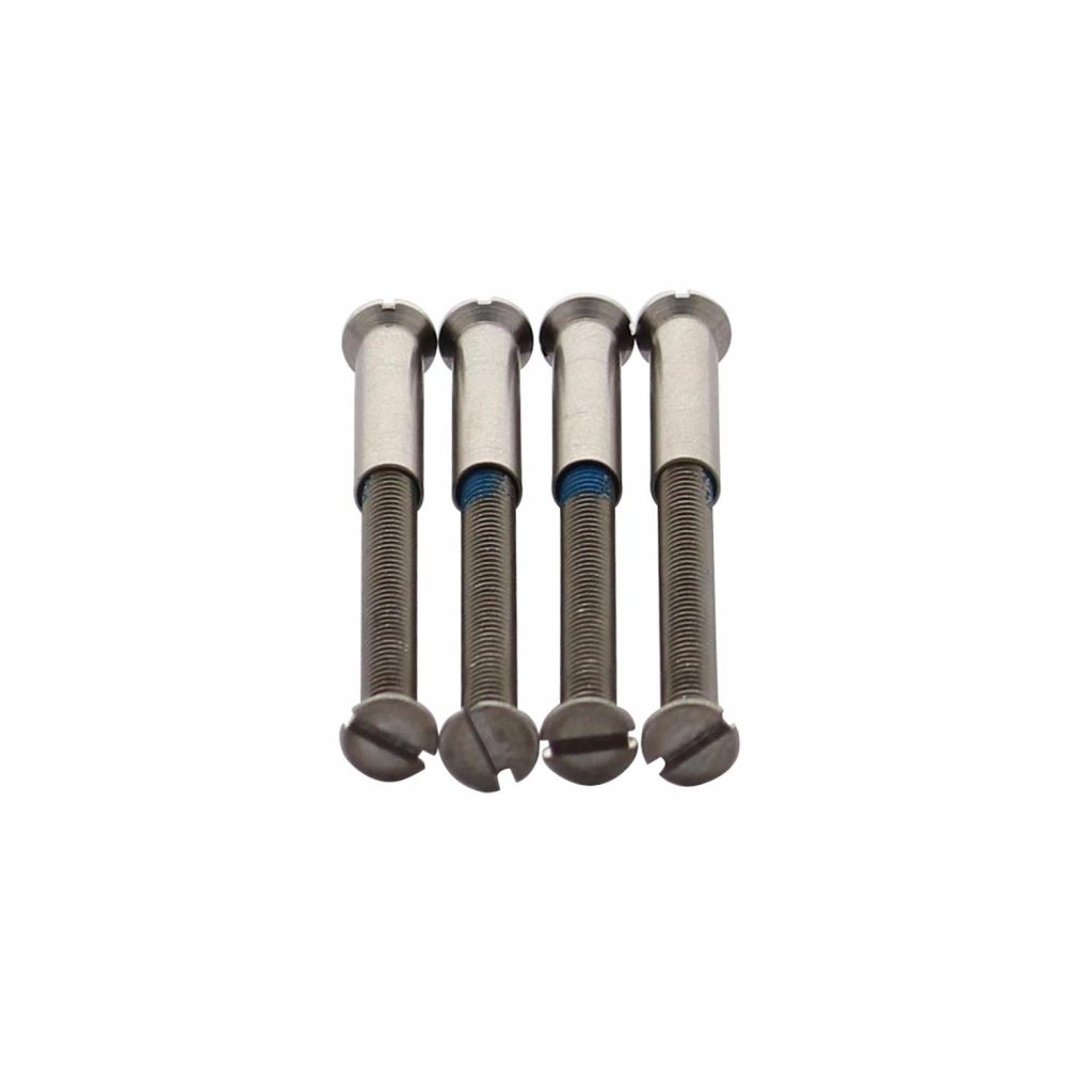 Intersteel 4 Patentboutjes m4x40mm met hulsjes m4 rvs