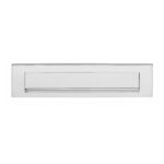 Intersteel Brievenbus met klepregenrand chroom