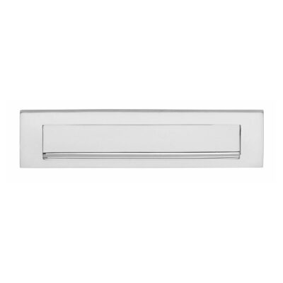 Intersteel Brievenbus met klepregenrand chroom