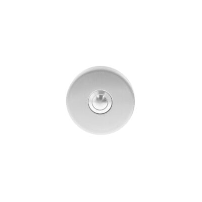 Intersteel Deurbel rond verdekt ø53×10 rvs geborsteld