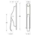 Intersteel Deurespagnolet chroom 1