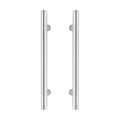 Intersteel Deurgrepen per paar T vorm 500x80x30 HoH 300 rvs