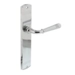 Intersteel Deurkruk Helena op schild 235x45x8 mm chroom Blind