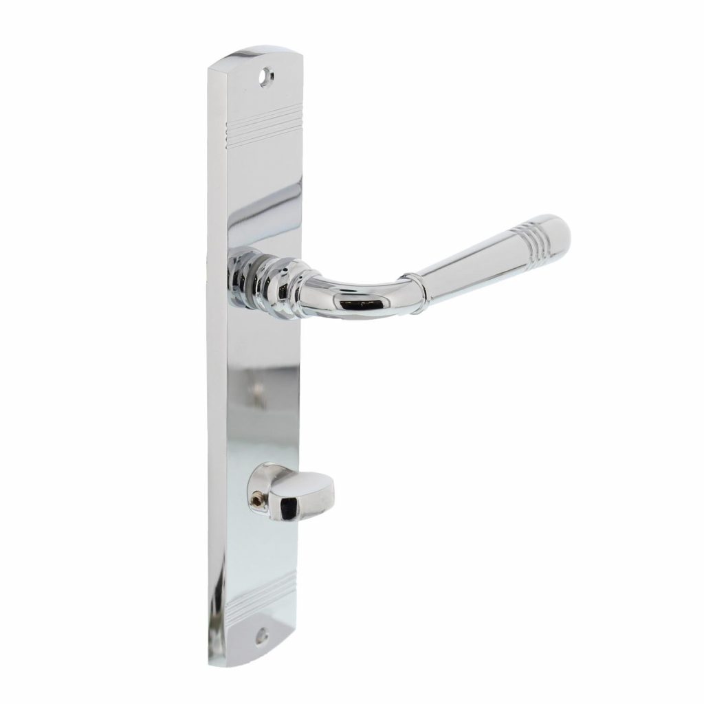 Intersteel Deurkruk Emily op schild 235x45x8 mm chroom WC638