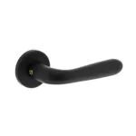 Intersteel Deurkruk Merredin op rozet o50x7 mm aluminium zwart