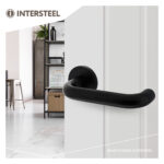 Intersteel Deurkruk Rond op ronde rozet o55x8mm 2