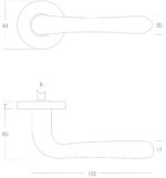 Intersteel Deurkruk Saturnus op rozet messing gelakt 1 scaled