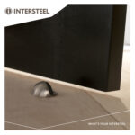 Intersteel Deurstop bolrond rvs geborsteld 2