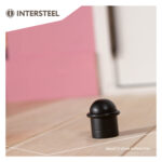 Intersteel Deurstop met ring mat zwart 2