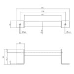 Intersteel Handgreep 196 x 25 mm mat zwart 1