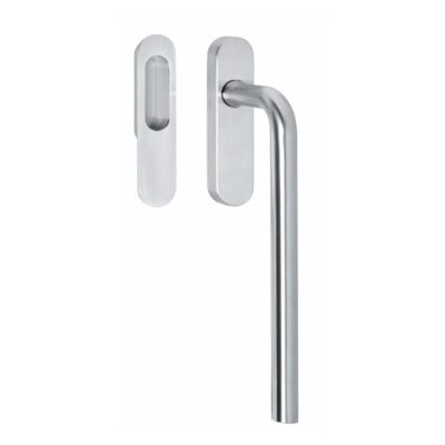 Intersteel Hef schuifdeurbeslag recht blind rvs geborsteld