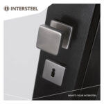 Intersteel Knop vierkant centraal rvs geborsteld 2