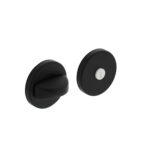 Intersteel | Rozet toilet-/badkamersluiting | 50x2mm | Aluminium Zwart