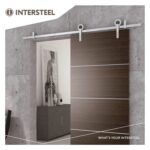 Intersteel Schuifdeursysteem Modern rvs geborsteld 2