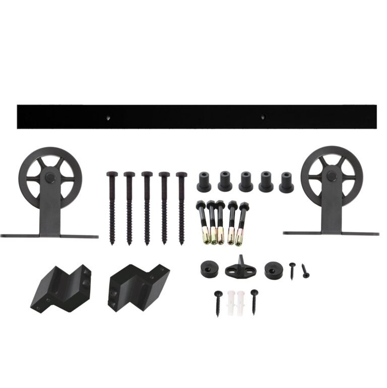 Intersteel | Schuifdeursysteem Wheel | Top | Mat Zwart
