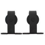 Intersteel | Set van 2 hangrollen Basic | Top | 140mm | Mat Zwart