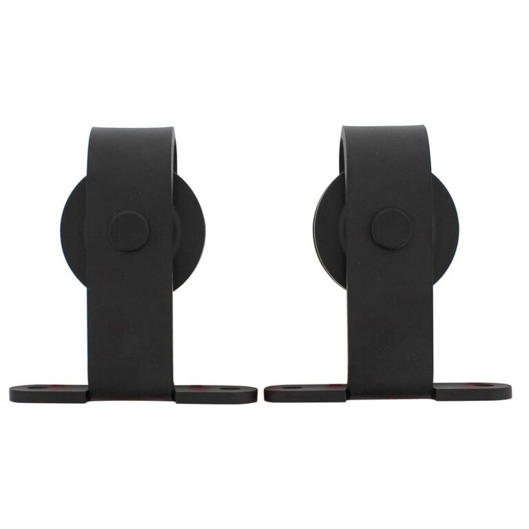 Intersteel | Set van 2 hangrollen Basic | Top | 140mm | Mat Zwart