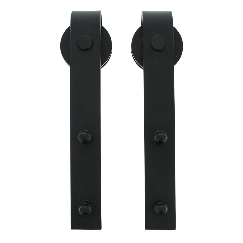 Intersteel | Set van 2 hangrollen | Recht | 290mm | Mat Zwart